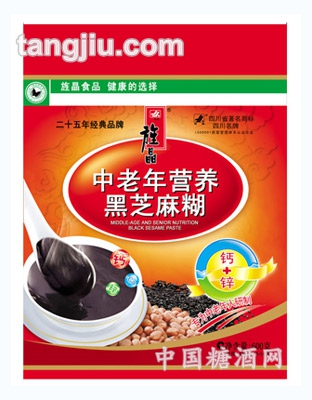 旌晶中老年营养黑芝麻糊600克