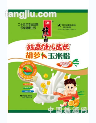 旌晶健儿成长胡萝卜玉米粉400g