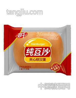 纯豆沙夹心软汉堡