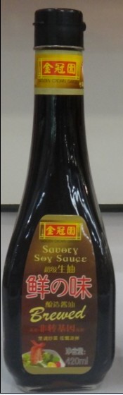福建莆田金冠园鲜滋味酱油