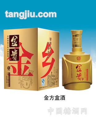 金贵酒金方盒酒