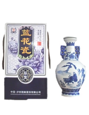 蓝花瓶