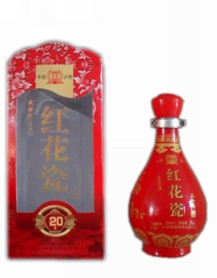 红花瓶