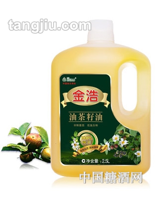 金浩冷榨油茶籽油新PE装2.5L