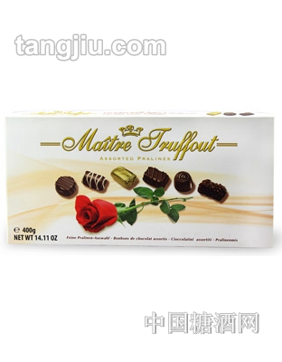 德国麦特德菲玫瑰礼盒装什锦巧克力400g