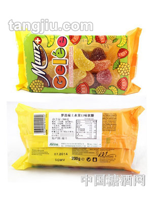 瑞士梦思水果口味软糖-200g