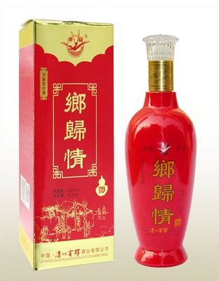 乡归情（红瓷瓶）