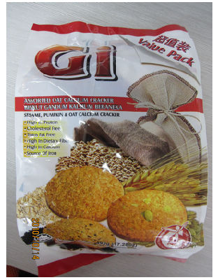 极爱什锦燕麦加钙饼干