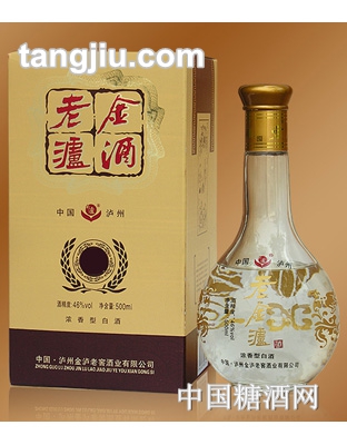 老金泸46&#176;浓香型白酒