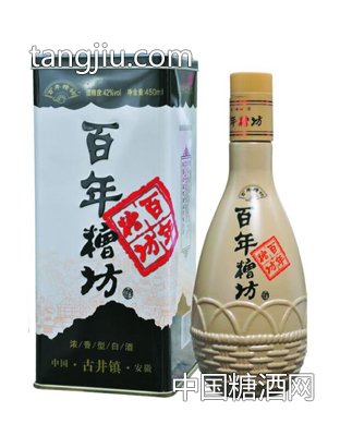 百年糟坊酒（铁盒）450ml-42&#176;52&#176;火热招商