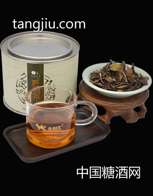 2010年50g新版罐装老白茶