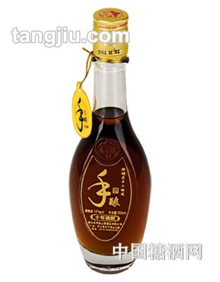 金山陵手酿酒十年黄酒368ml