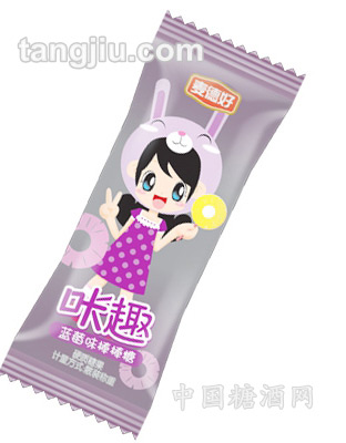蓝莓味棒棒糖