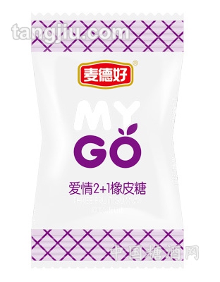 爱情2+1橡皮糖(紫)