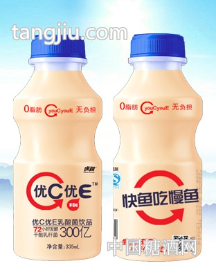 优C优E干酪乳酸菌饮品草莓味335ml