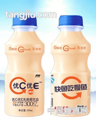 优C优E干酪乳酸菌饮品甜橙味335ml