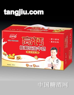 金娇阳高钙核桃花生牛奶