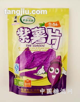香酥紫薯片100g
