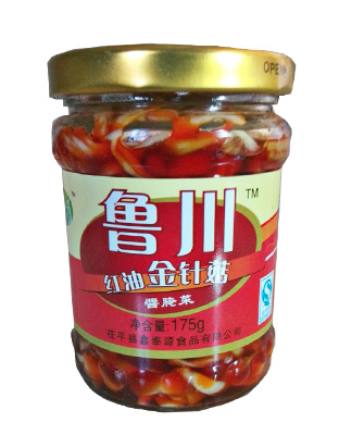 鲁川红油金针菇