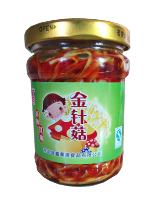 香辣红油金针菇