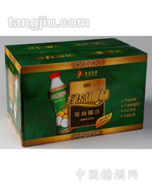 果肉椰汁（礼盒）绿色装
