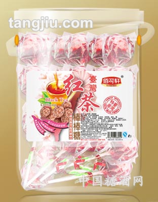 红茶梅心棒棒糖