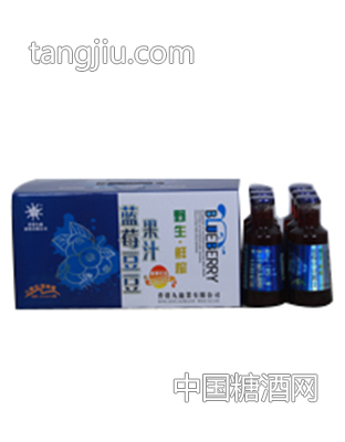 香港九龍藍莓豆豆果汁350mlx8瓶.