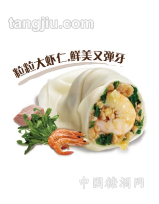 荠菜虾仁馄饨