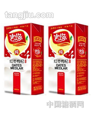 吉悠红枣枸杞发酵型乳酸菌奶饮料