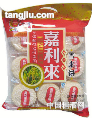 嘉利来雪米饼200g