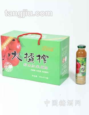 大楂榨野生红果原浆300ml