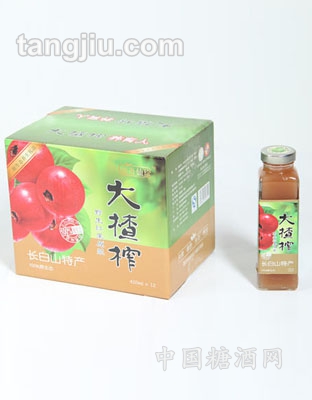 大楂榨野生红果原浆420ml