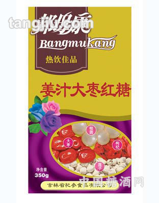 邦母康姜汁大枣红糖350g