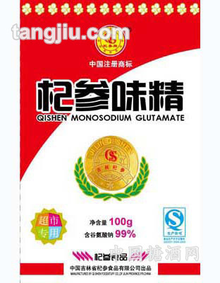 鲜香调味品杞参味精100g