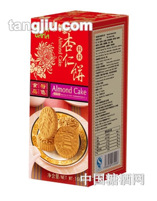 嘉美乐粒粒杏仁饼166克