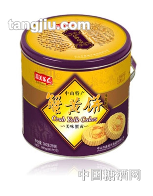 嘉美乐蟹黄饼380g