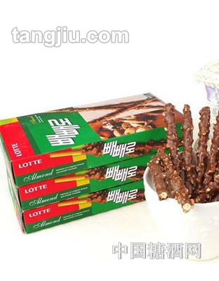 乐天杏仁巧克力棒32g