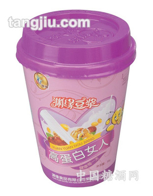 渊缘高蛋白女人杯装豆浆38g