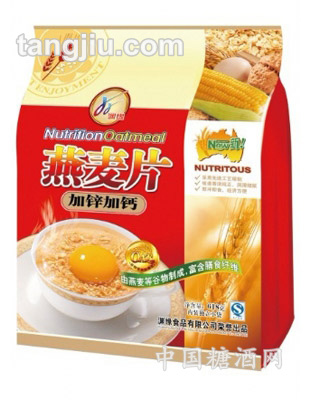 渊缘新加锌加钙燕麦片618g