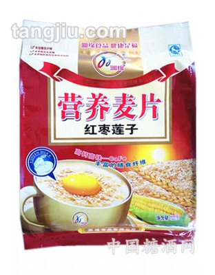 渊缘红枣莲子营养麦片800g