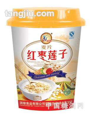 渊缘杯装红枣莲子麦片30g