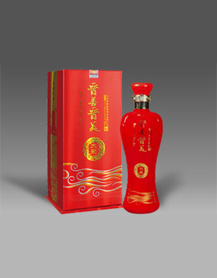 晋善晋美大爱清香型白酒