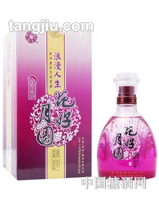 花好月圆酒红月亮