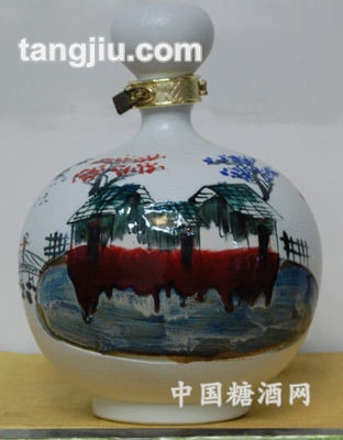 百庆酒神十斤景德镇坛