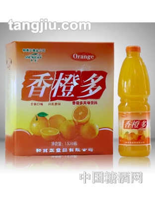 申泉香橙多风味饮料1.5L