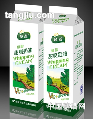 顶益甜爽奶油1000g