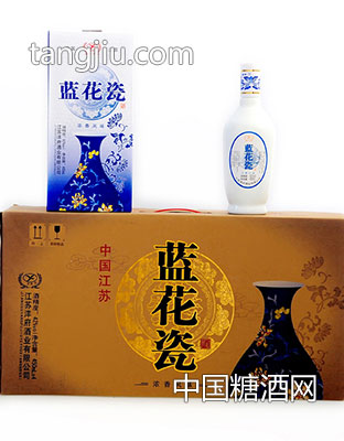 蓝花瓶.