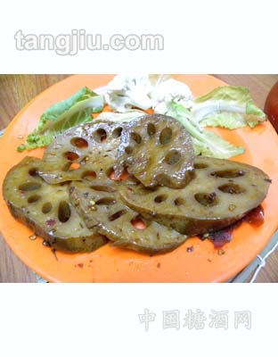 绝味黑鸭甜辣藕片