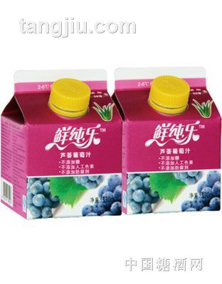 鲜纯乐芦荟葡萄汁2