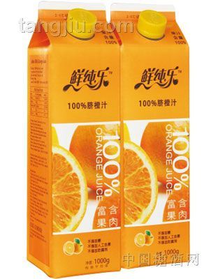 鲜纯乐99%脐橙汁